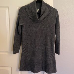 Cowlneck tunic sweater